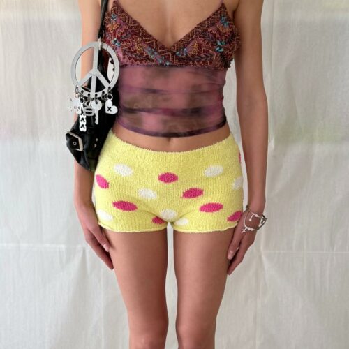 YELLOW POLKA SHORT