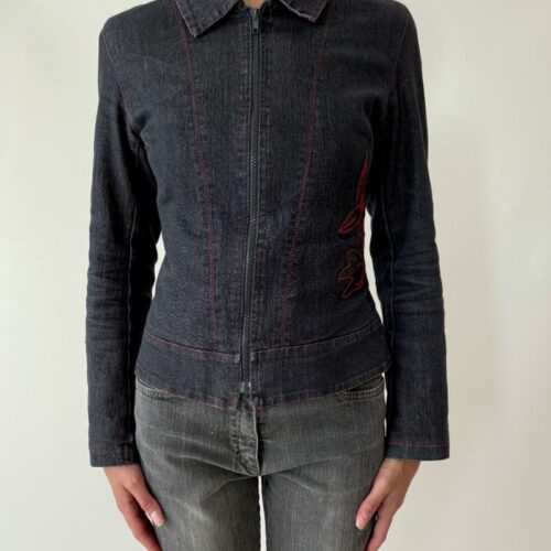 DARK WASH JEAN JACKET